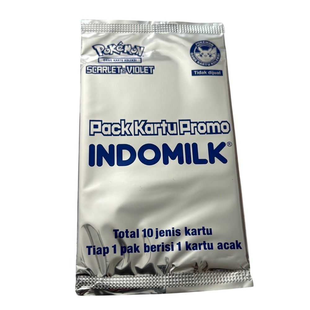 Pokemon TCG Indomilk Promo Booster Pack Scarlet & Violet Indonesian Silver New